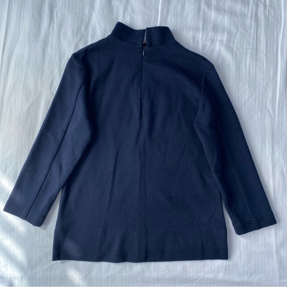 Ewanika Navy Wool Sweater - Picture 3 of 7